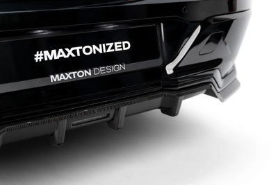 Prepreg Carbon Fiber Rear Splitter (with vertical bars) BMW 7 M-Pack G70