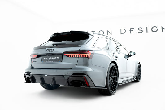 Prepreg Carbon Fiber Heck Diffusor Seite Audi RS6 C8 / C8 Facelift