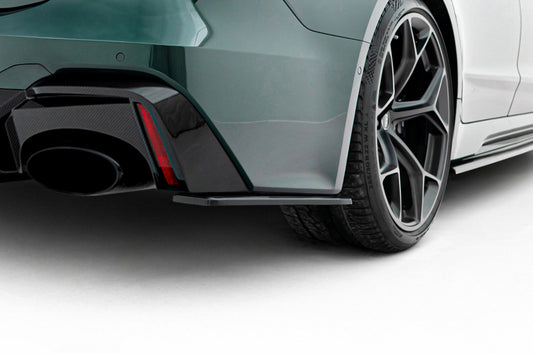 Fibre de Carbone Lames De Pare-Chocs Arrière Latérales Audi RS7 C8 