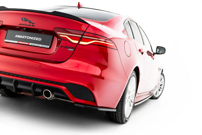 Heck Diffusor Seite Jaguar XE R-Dynamic X760 Facelift