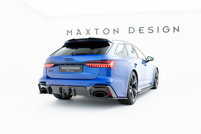 Prepreg Carbon Fiber Rear Diffuser Audi RS6 C8 / C8 Facelift (version without towbar)