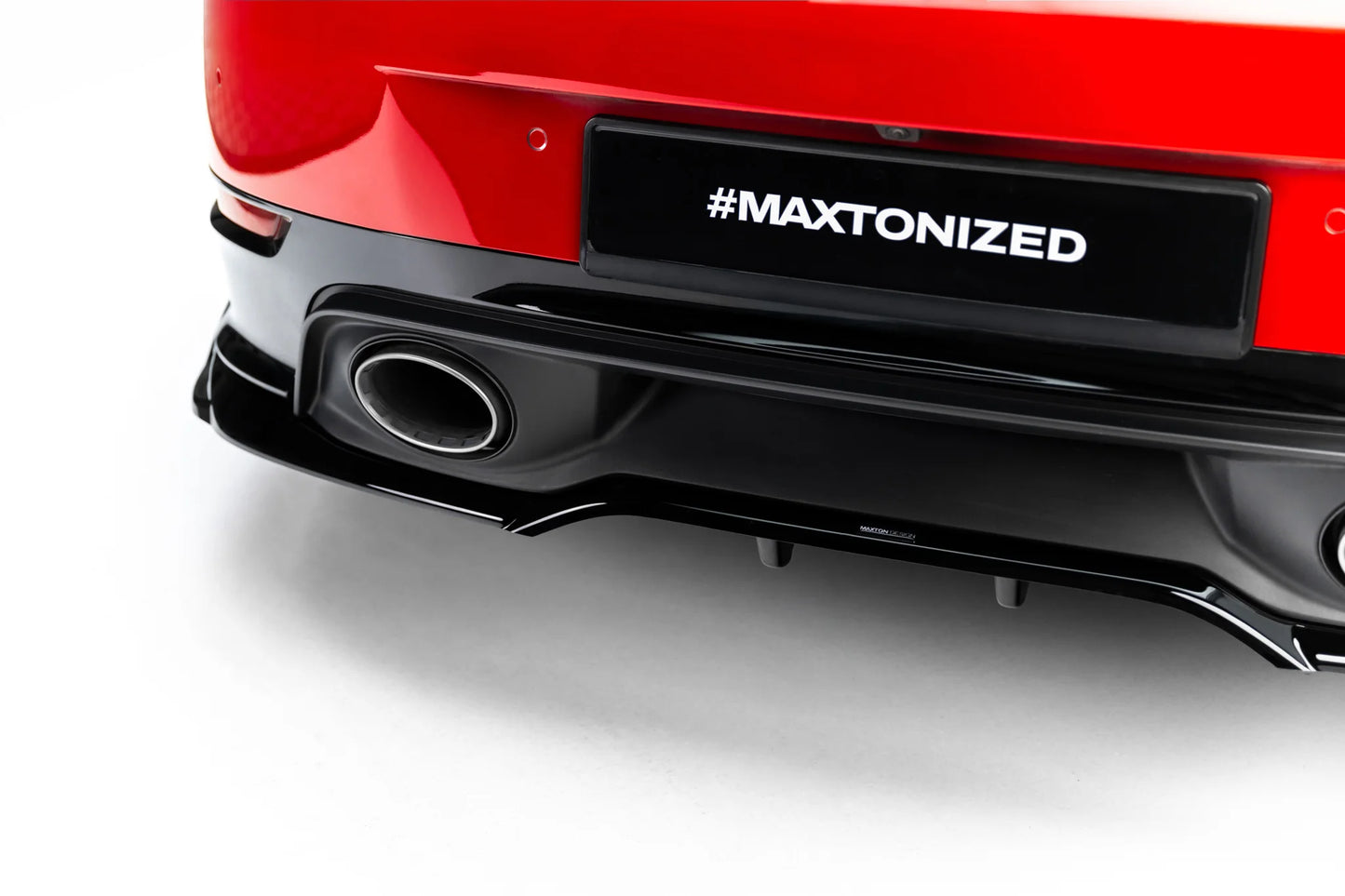 Rear Splitter (with vertical bars) suitable for Porsche 911 Carrera Aero 992 