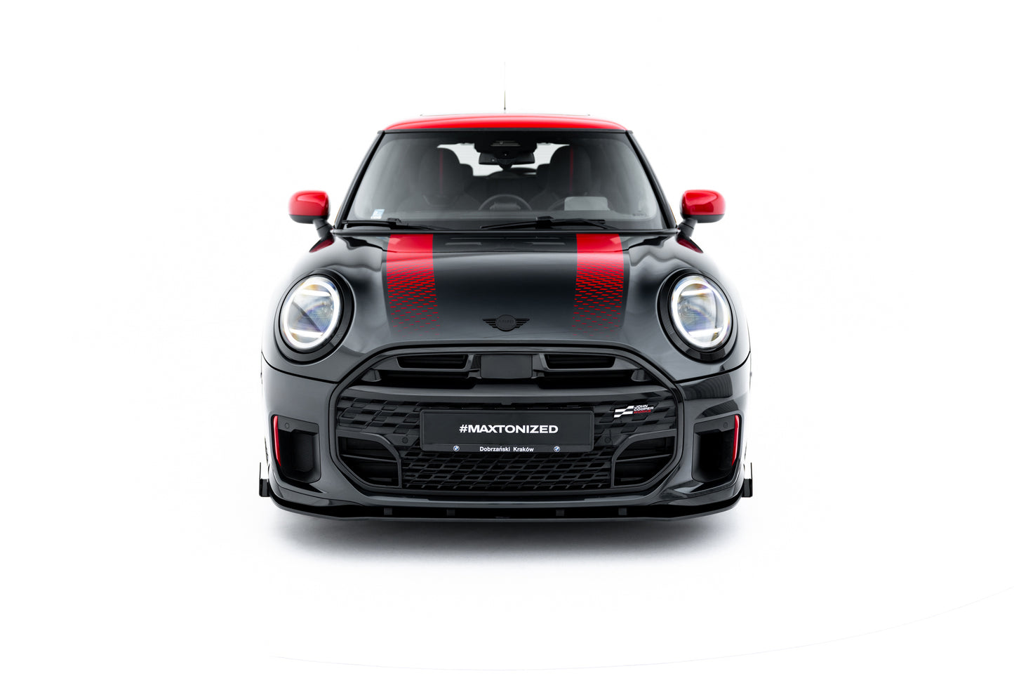 Street Pro Front Splitter + Flaps for Mini Cooper John Cooper Works F65