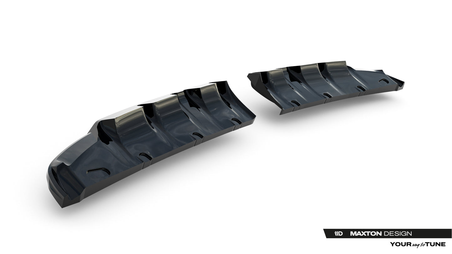 Hinten Splitter (mit einem vertikalem balken) für Mini Cooper John Cooper Works F65