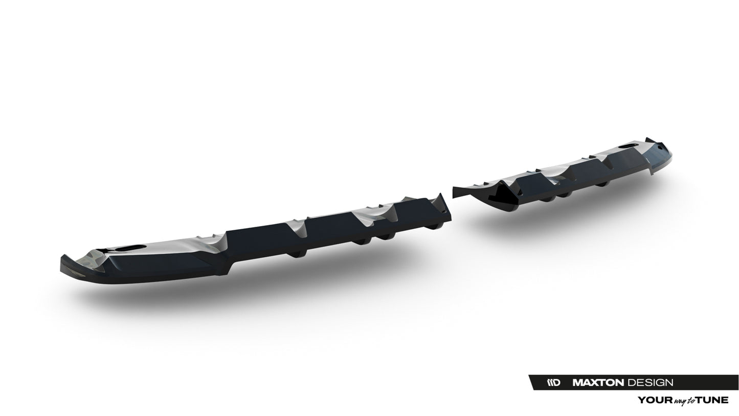 Hinten Splitter (mit einem vertikalem balken) für Mini Cooper John Cooper Works F65