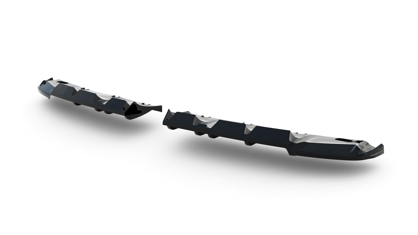 Arriere Splitter (avec une barre verticale) compatible avec Mini Cooper John Cooper Works F66