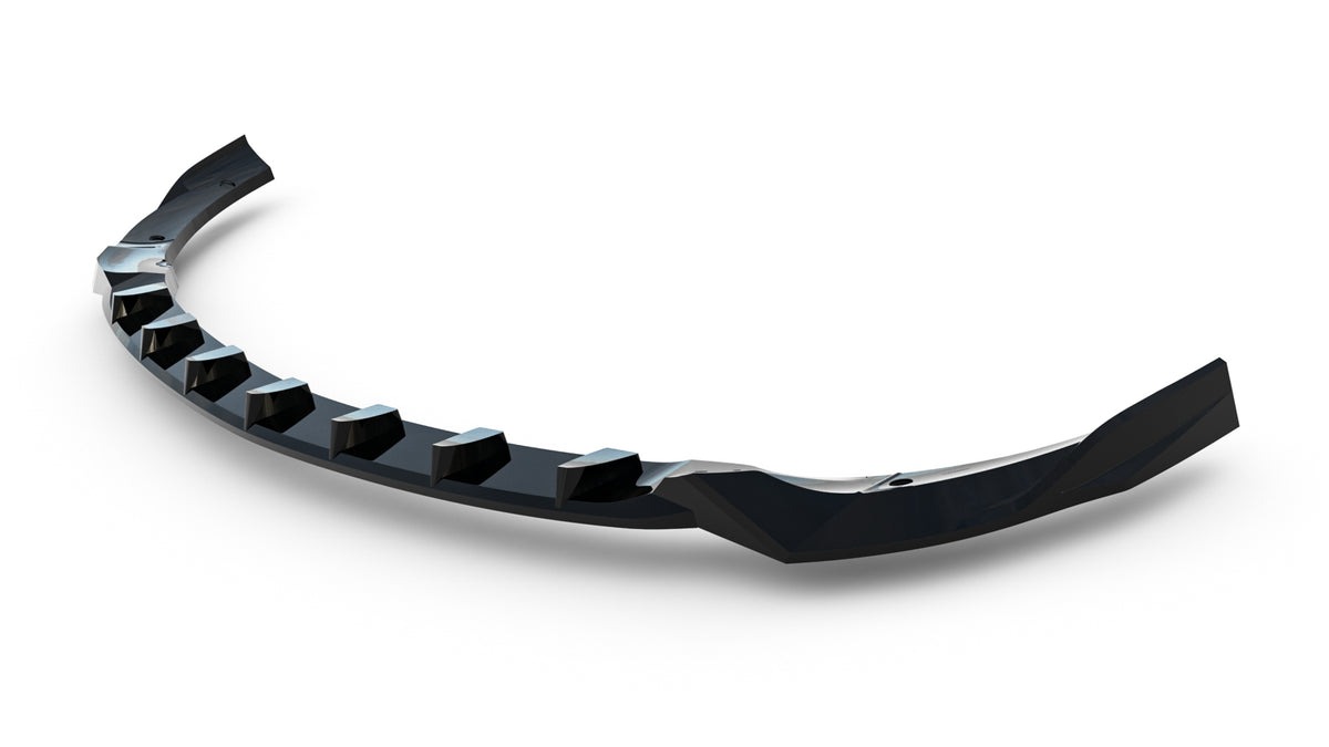 Front Splitter compatible with Mercedes-Benz CLA Hybrid / EQ AMG-Line Coupe / Shooting Brake C174 / X174 