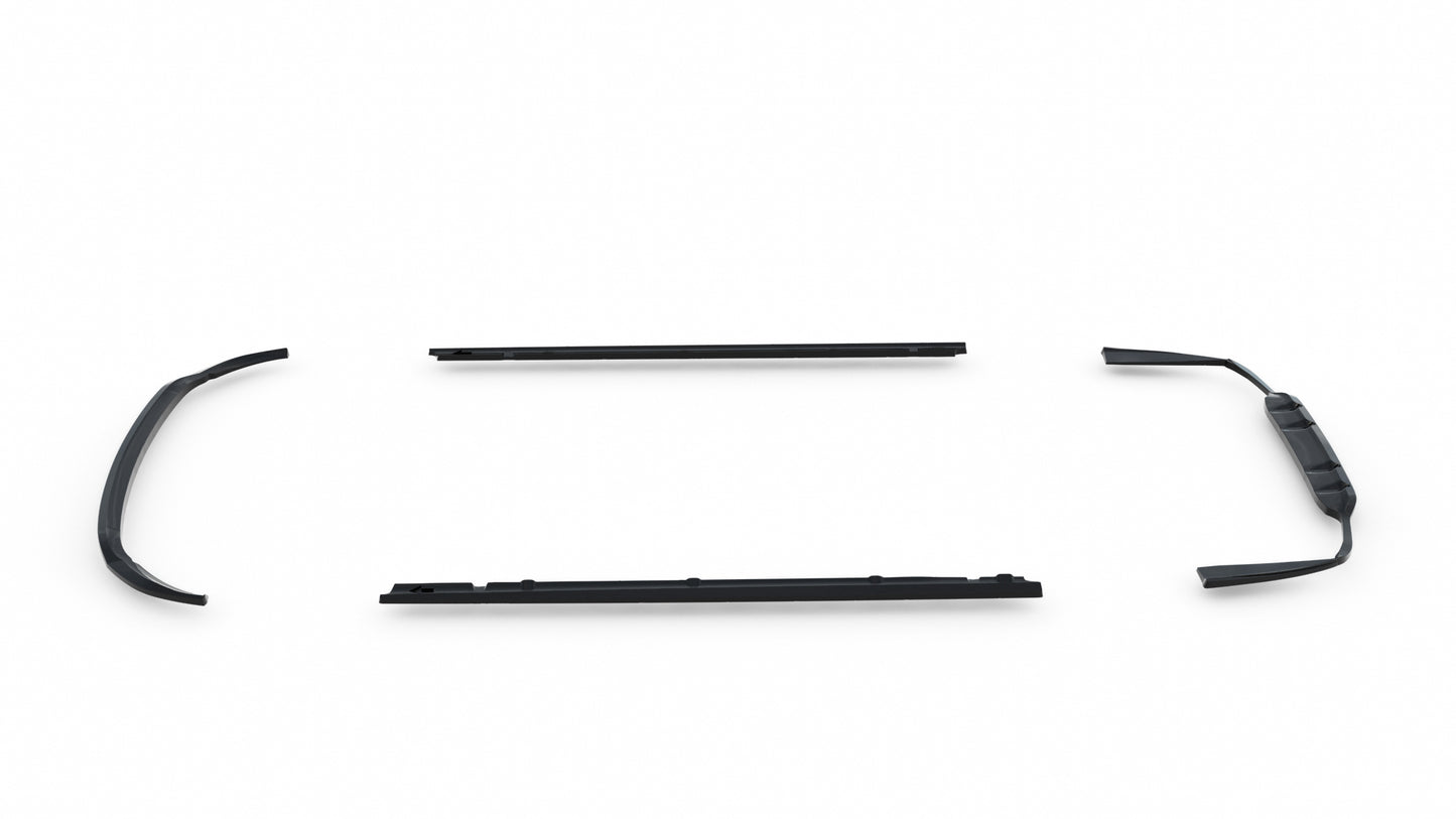 Set Of Splitters Mercedes-Benz C AMG-Line Sedan / Estate W205 Facelift / S205 Facelift
