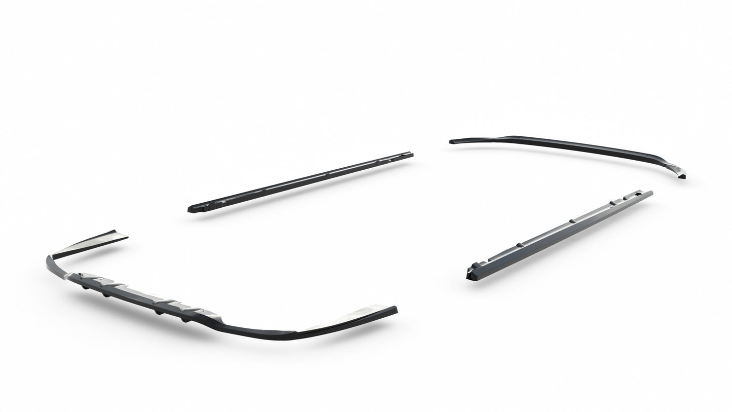 Set Of Splitters Mercedes-Benz C AMG-Line Sedan / Estate W205 Facelift / S205 Facelift