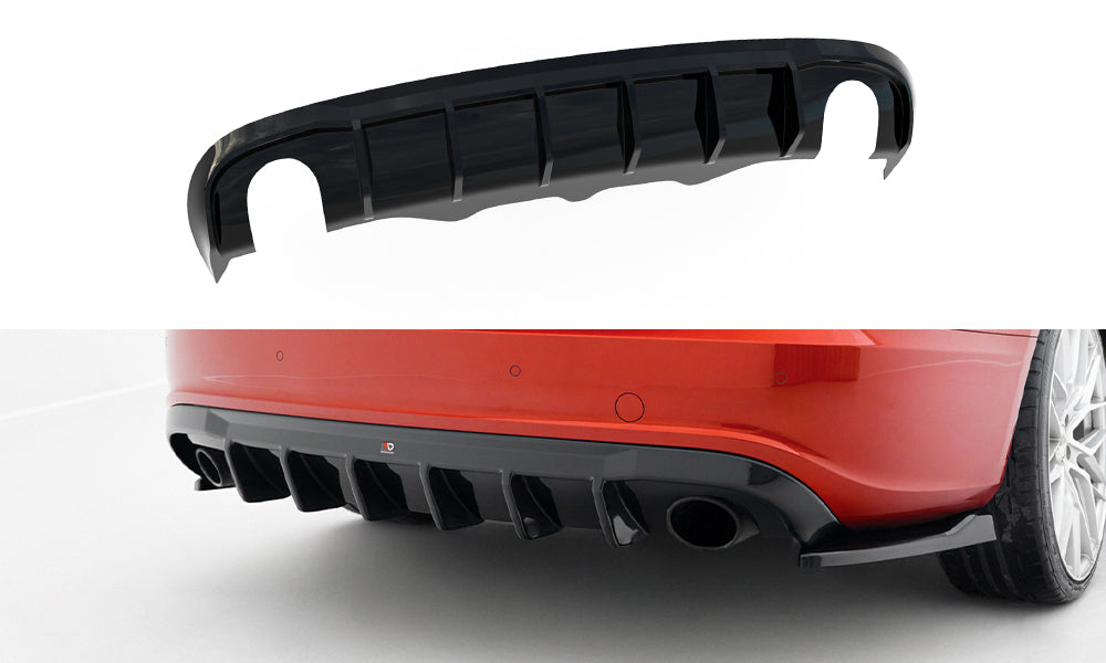 Rear Valance Audi A5 S-Line Sportback 8T (Version with dual exhaust tips on one side)