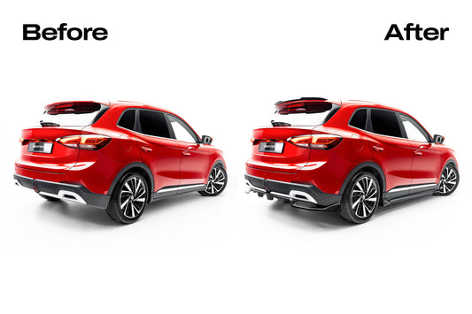 Splitter Tylny (Z Dyfuzorem) pasujący do MG ZS Mk2