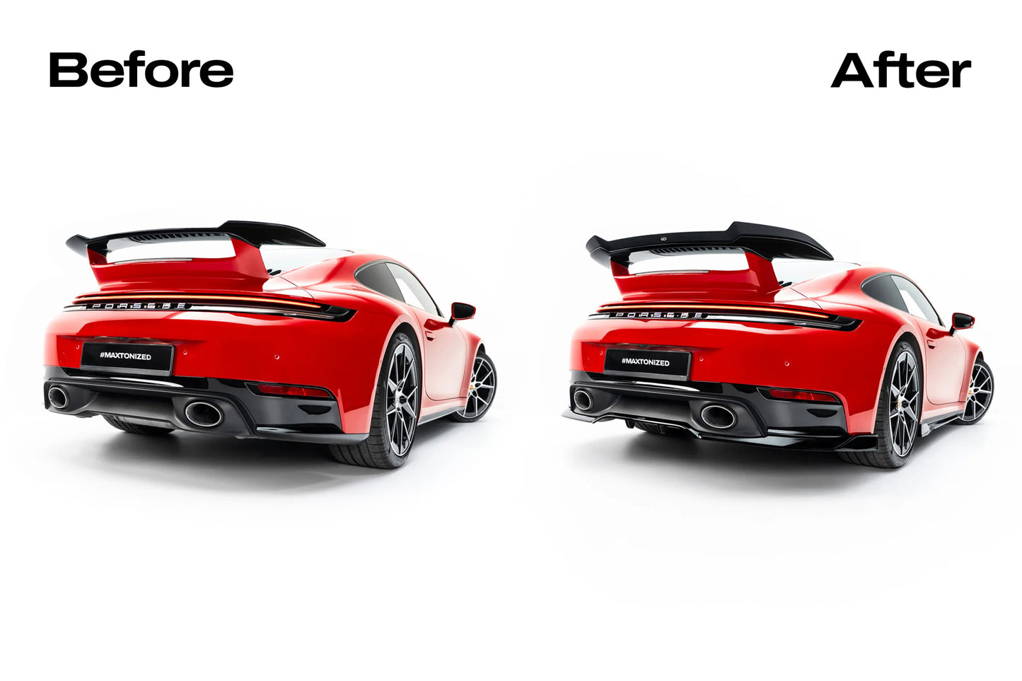 Spoiler Cap suitable for Porsche 911 Carrera Aero / Carrera GTS 992 Facelift