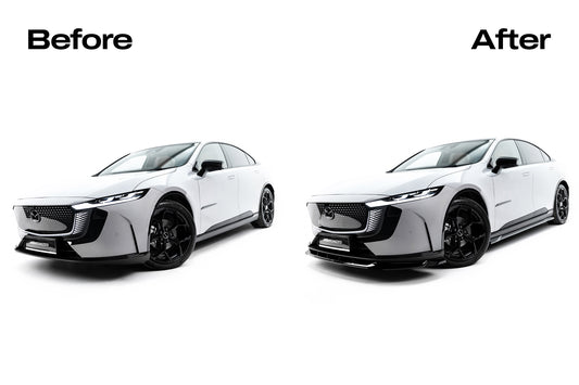 Zestaw Splitterów pasujący do Mazda 6e Mk1