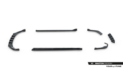 Diffusor Satz V.2 passend für Skoda Superb Sportline Mk4