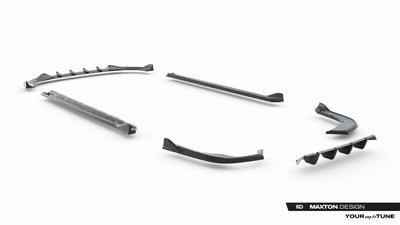 Diffusor Satz V.2 passend für Skoda Superb Sportline Mk4
