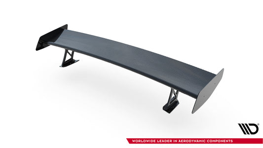 Karbonowy Spoiler Z Zewnętrznymi Wspornikami + LED pasujący do BMW M2 F87 / 2 / 2 M-Pack F22