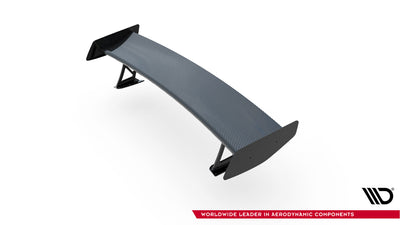 Carbon Spoiler With External Brackets Uprights + LED suitable for BMW M2 F87 / 2 / 2 M-Pack F22