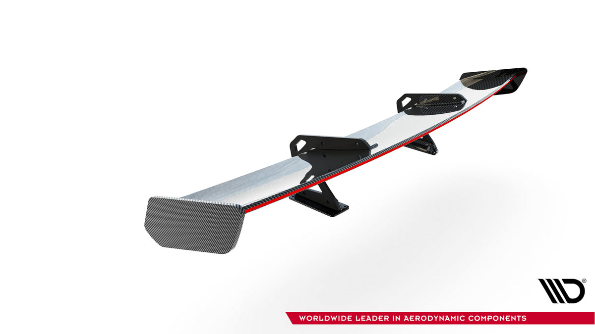Carbon Spoiler With Upper Swan Mounting + LED suitable for Toyota GR86 / Subaru BRZ Mk2