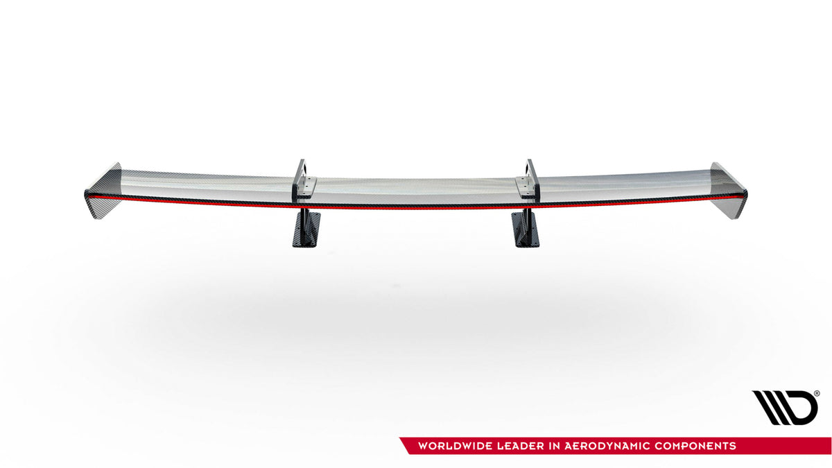 Carbon Spoiler With Upper Swan Mounting + LED suitable for Toyota GR86 / Subaru BRZ Mk2