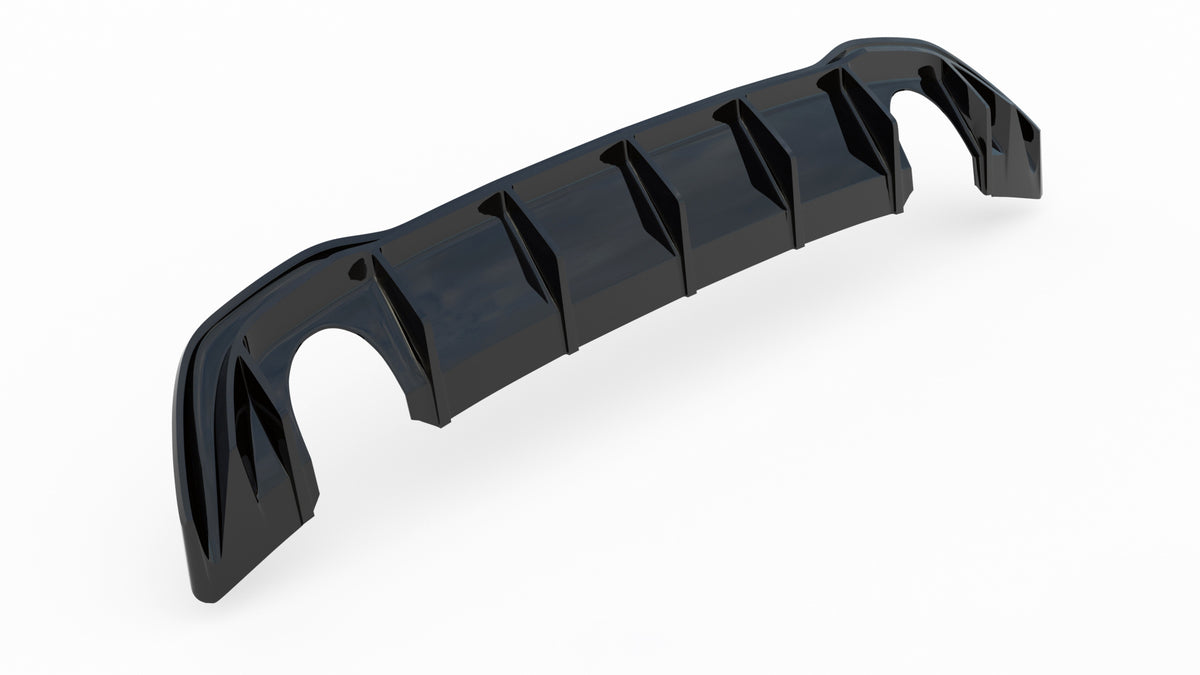 Rear Valance (GTI LOOK) With Exhaust suitable for Volkswagen Golf Mk8