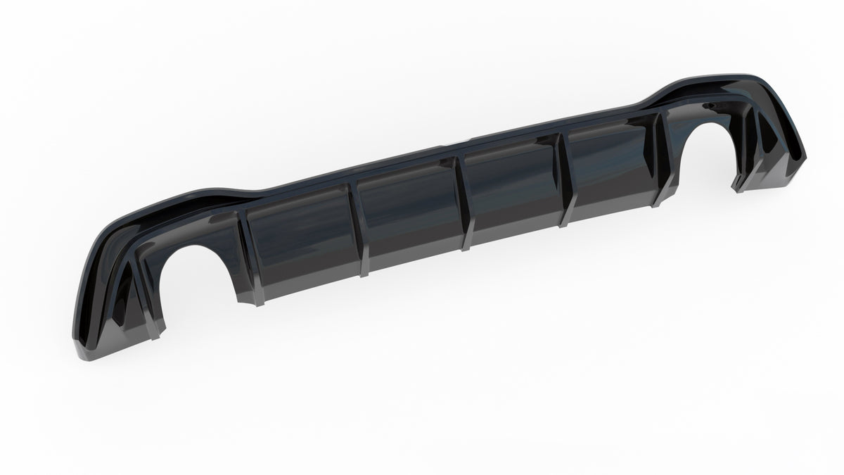 Rear Valance (GTI LOOK) With Exhaust suitable for Volkswagen Golf Mk8