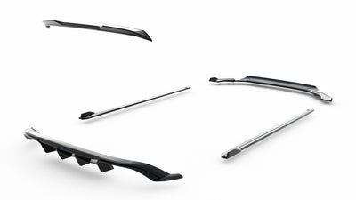 Set Of Splitters V.1 Volkswagen Golf R Hatchback Mk7 Facelift