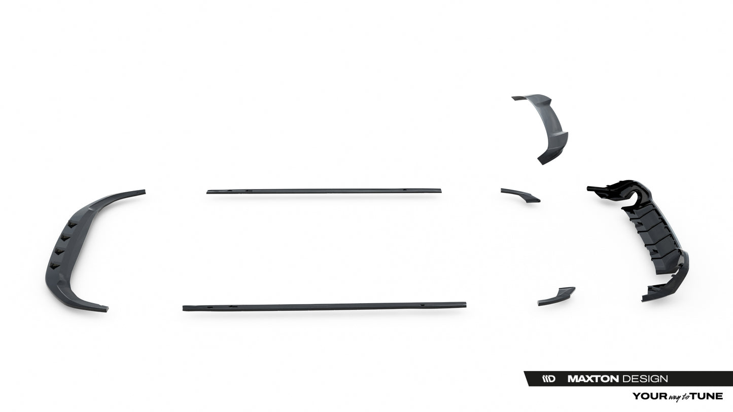 Diffusor Satz V.1 Volkswagen Golf GTI Mk8 Facelift