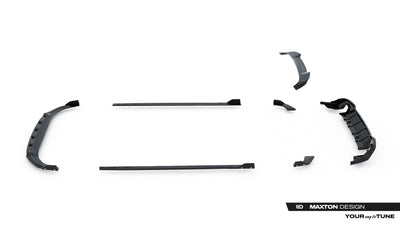 Set of Splitters V.2 Volkswagen Golf GTI Mk8 Facelift