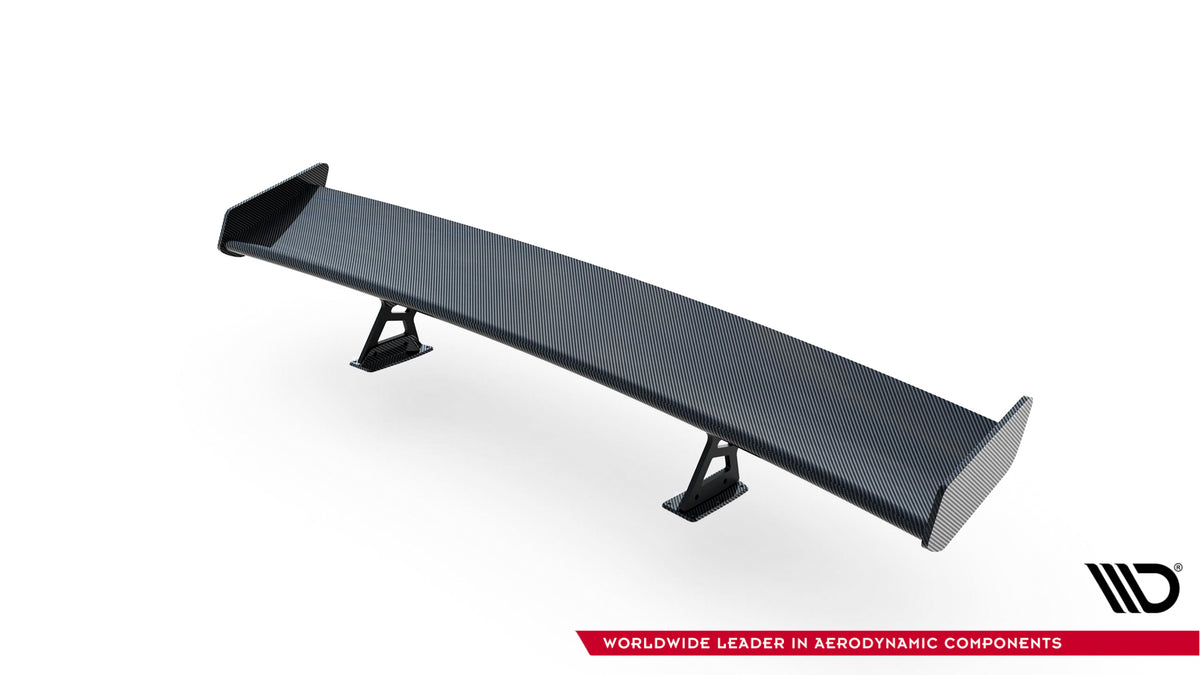 Carbon Spoiler With Internal Brackets Uprights + LED suitable for Volkswagen Jetta GLI Mk7