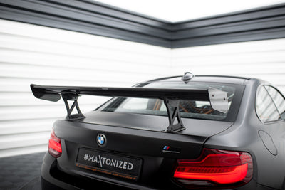 Carbon Spoiler With Internal Brackets Uprights suitable for BMW M2 F87 / 2 / 2 M-Pack F22