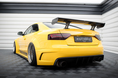 Carbon Spoiler With Internal Brackets Uprights suitable for Audi A5 Coupe 8T