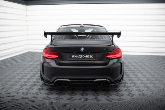 Karbonowy Spoiler Z Zewnętrznymi Wspornikami pasujący do BMW M2 F87 / 2 / 2 M-Pack F22
