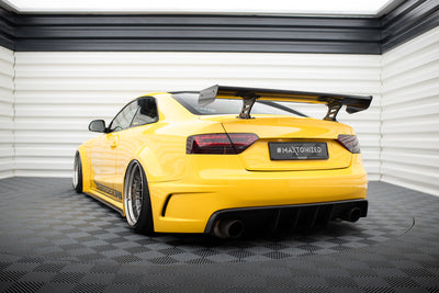 Carbon Spoiler With Internal Brackets Uprights suitable for Audi A5 Coupe 8T
