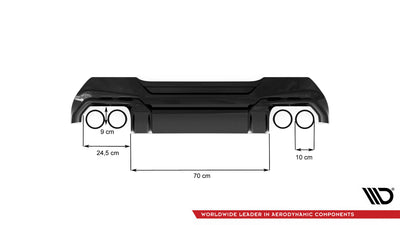 Rear Valance V.2 + Milltek Sport Exhaust suitable for BMW 1 F40 M135i