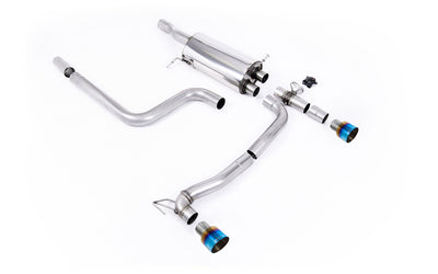Heckansatz + Milltek Sport Auspuffverlängerung Ford Fiesta ST Mk8 + GPF System