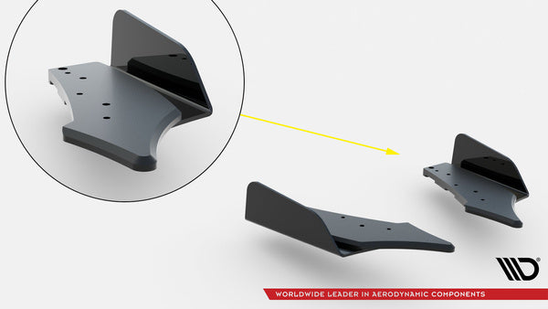 Street Pro Heck Diffusor Seite + Flaps Audi RS3 8V Sportback