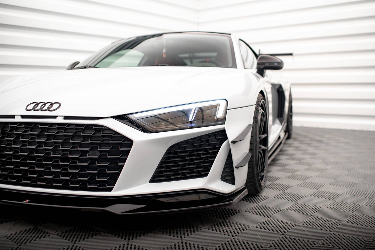Audi R8 Design Front Front Bumper Wings (Canards) suitable for Audi R8 Mk2 Facelift – Maxton ...