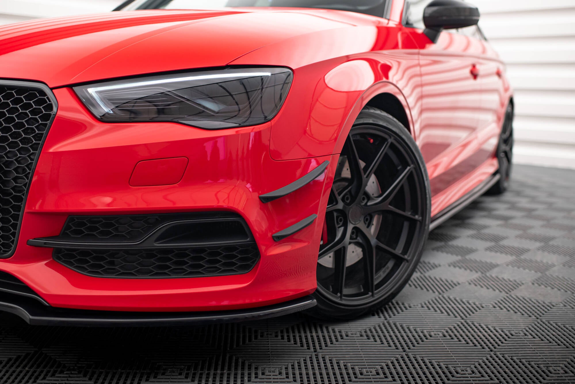 Front Bumper Wings (Canards) suitable for Audi S3 / A3 S-Line 8V