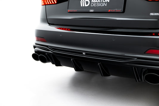 Rear Valance + Exhaust Ends Imitation Audi A6 S-Line / S6 C8 / C8 Facelift