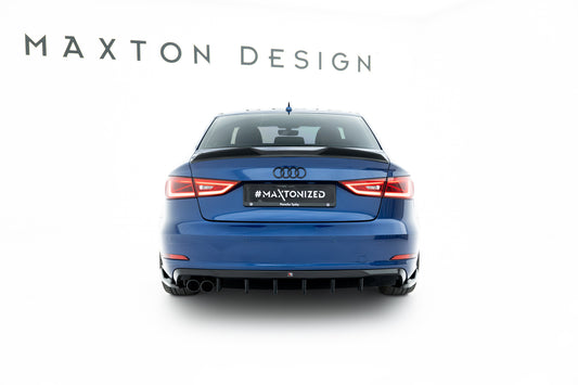 Rear Valance Audi A3 Sedan 8V  (Version with dual exhaust tips on one side)