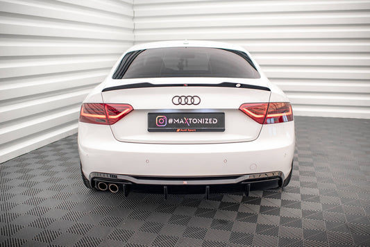 Rear Valance Audi A5 Coupe 8T Facelift (Version with dual exhausts on one side)