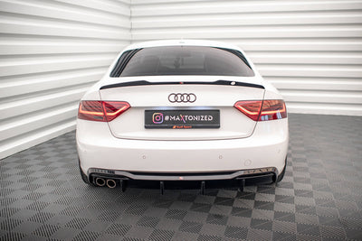 Rear Valance Audi A5 Sportback 8T Facelift  (Version with dual exhausts on one side)