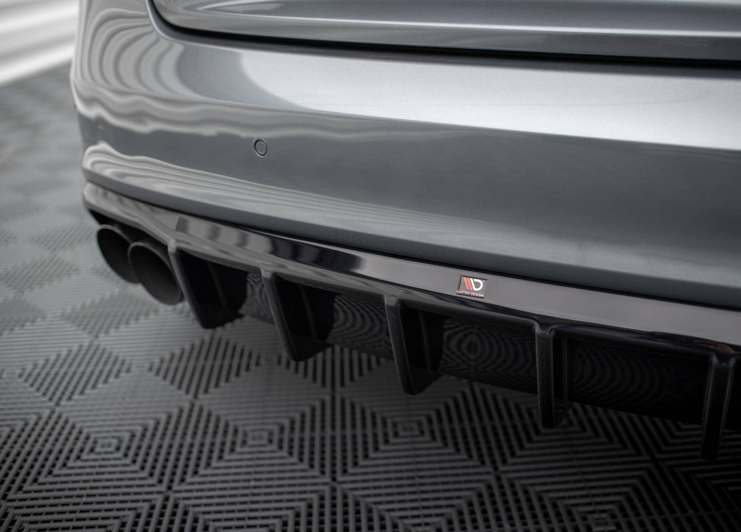 Maxton Design Audi A5 Diffuser - Gloss Quad (S-Line Coupe/Sportback 2011-2015) 11 Rear Valance Audi S5 / A5 S-Line 8T Facelift