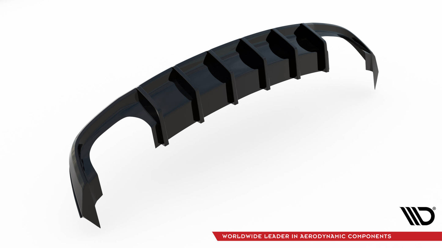 Maxton Design Audi A5 Diffuser - Gloss Quad (S-Line Coupe/Sportback 2011-2015) 12 Rear Valance Audi S5 / A5 S-Line 8T Facelift