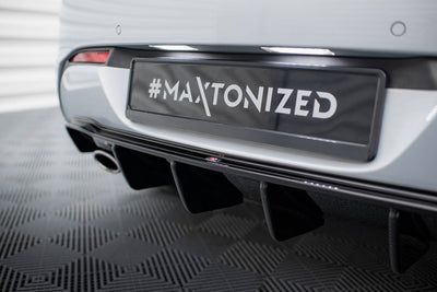 Rear Valance Opel Astra GTC OPC-Line J (Version with single exhausts on both sides)