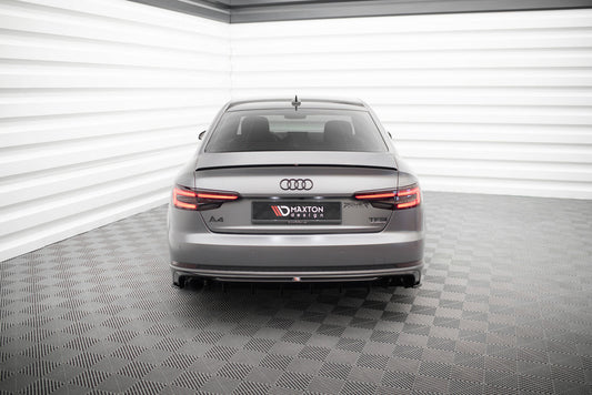 Rear Valance V.1 Audi A4 S-line B9 (Version with single exhaust tips on one side)