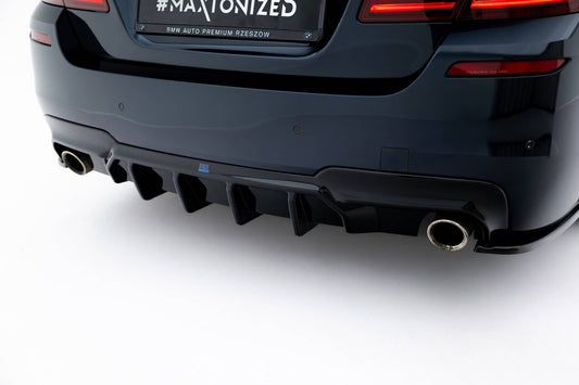 Rear Valance V.2 BMW 5 M-Pack F10 / F11 (Version with two single exhausts)