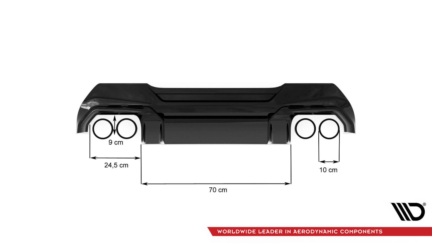 Rear Valance V.2 + Milltek Sport Exhaust BMW M135i F40