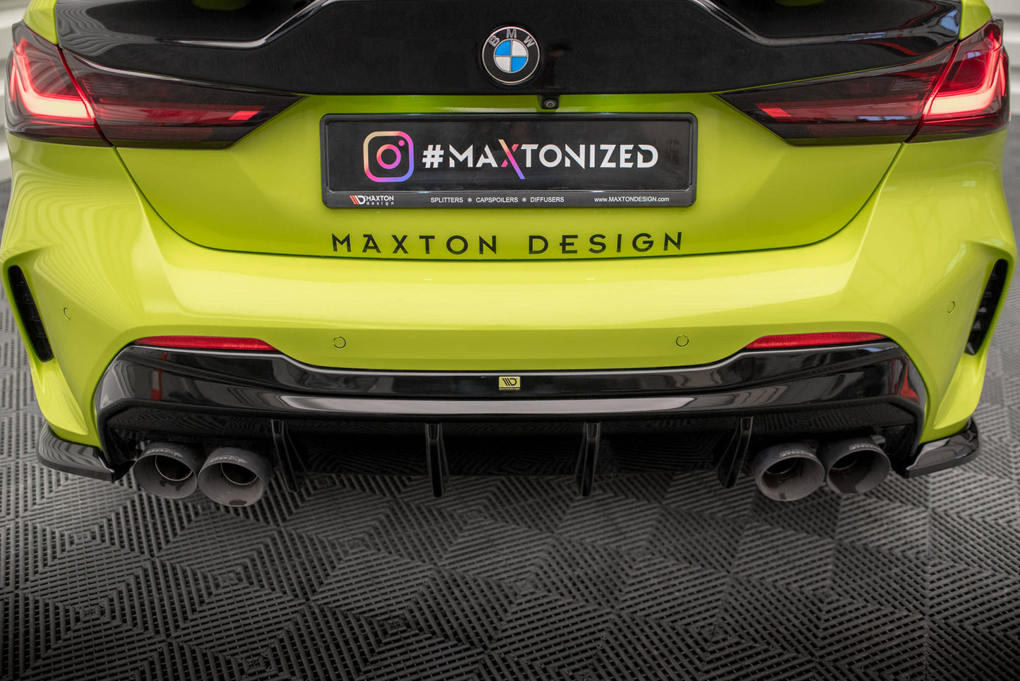 Rear Valance V.3 + Milltek Sport Exhaust BMW M135i F40