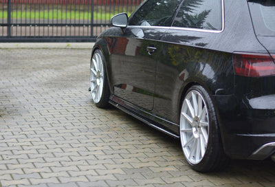 Side Skirts Diffusers Audi S3/A3 S-Line Hatchback 8V/8V Facelift